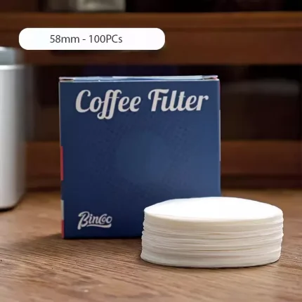 Bincoo 58mm 100Pcs Coffee Powder Bowl Filters Paper For Espresso Coffee Maker